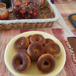 Gluten Free Baked Pumpkin Donuts
